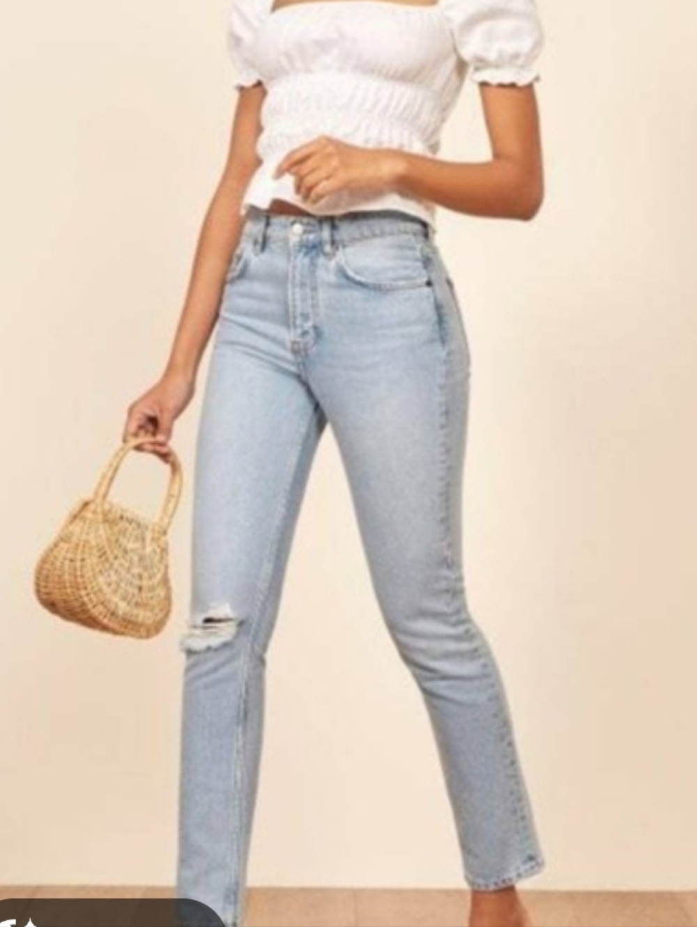 Reformation Julia High Cigarette Jean